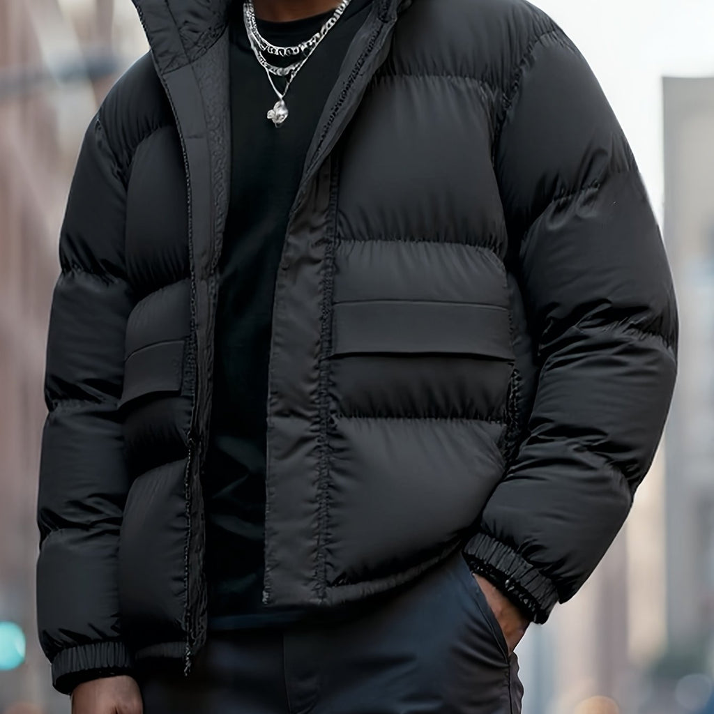 Men'S Heavyweight Winter Hooded Jacket