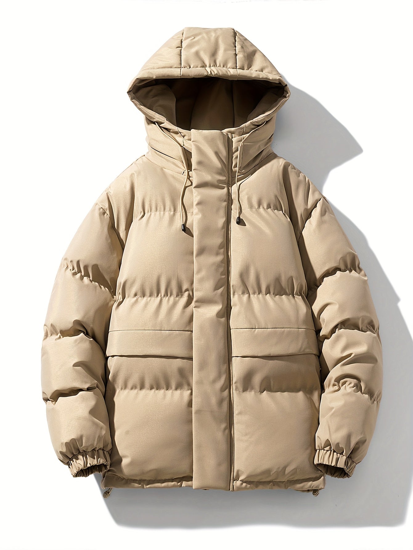 Men'S Heavyweight Winter Hooded Jacket