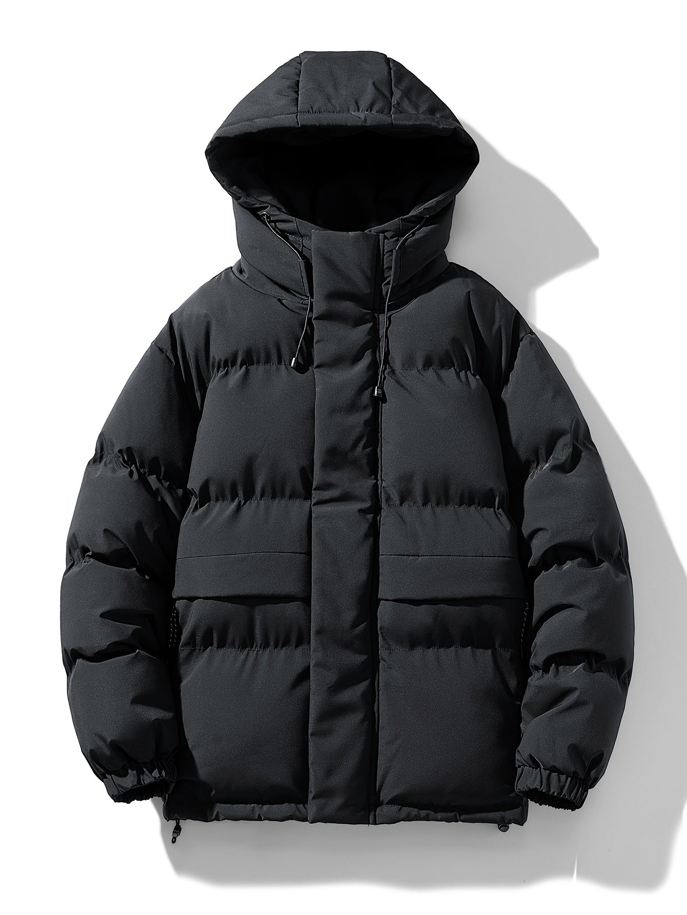 Men'S Heavyweight Winter Hooded Jacket