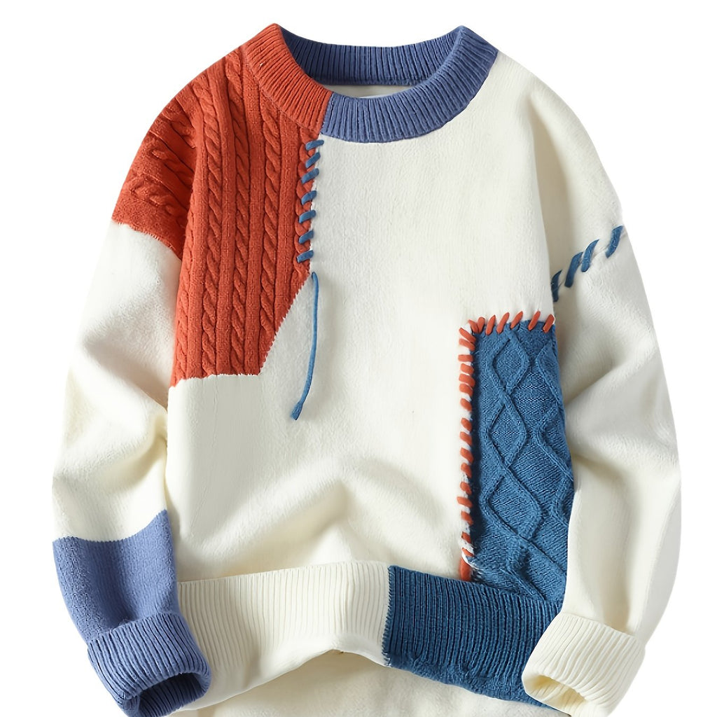 StripeCozy Pullover