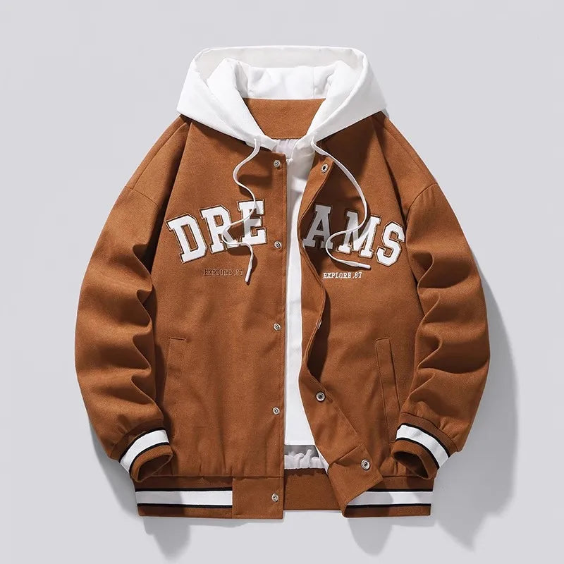 Retro Campus Varsity Jacket – Men & Women Street Look