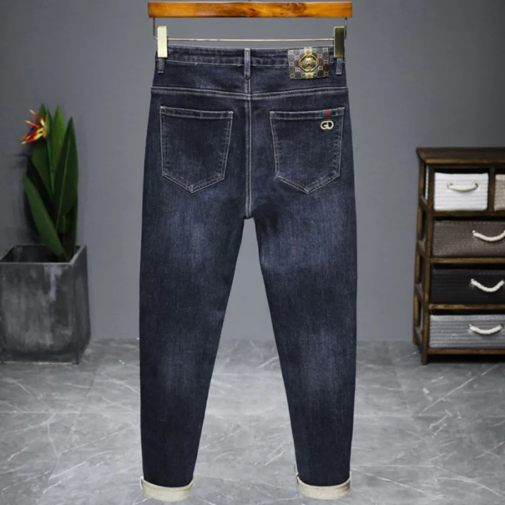 High-Quality Embroidered Jeans