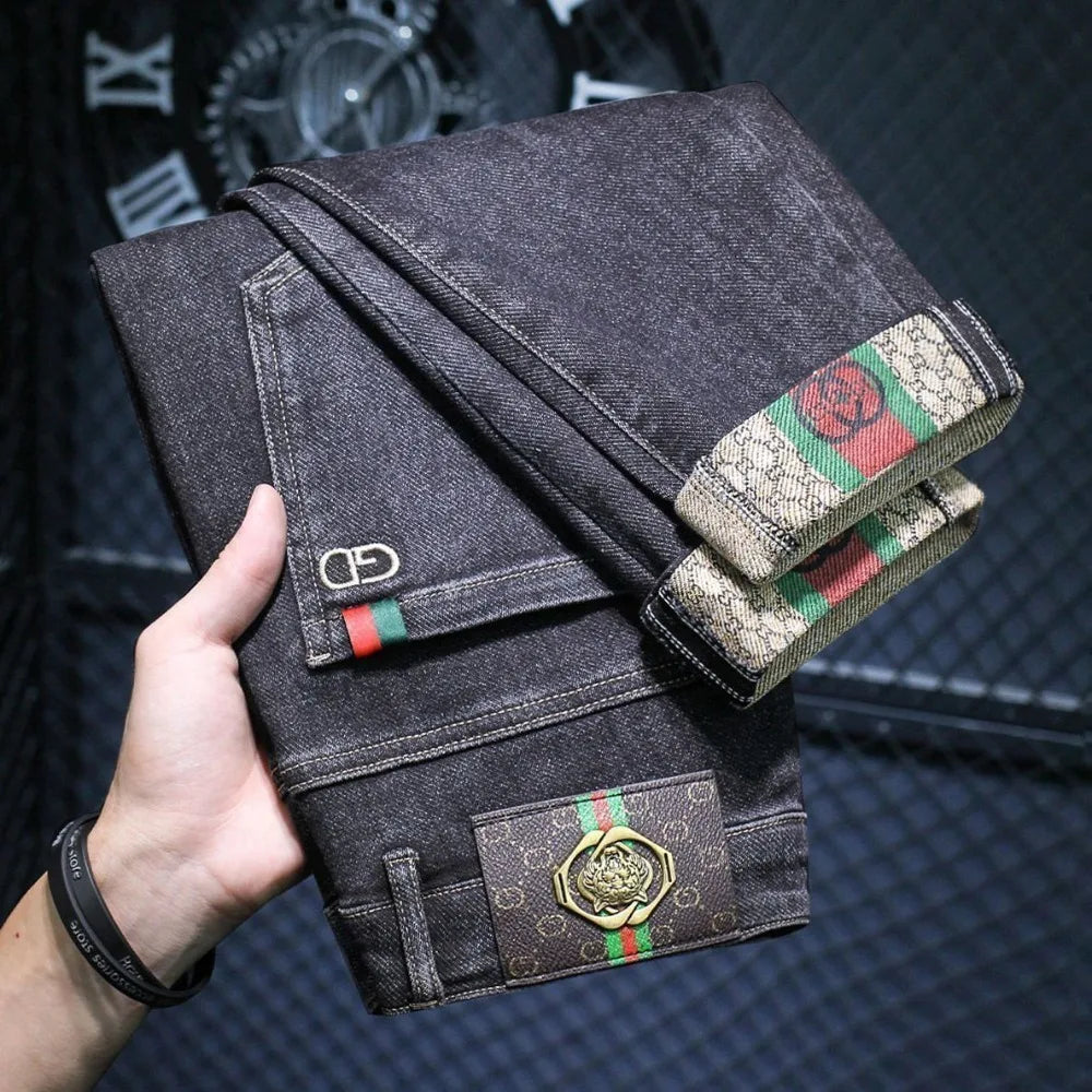 High-Quality Embroidered Jeans