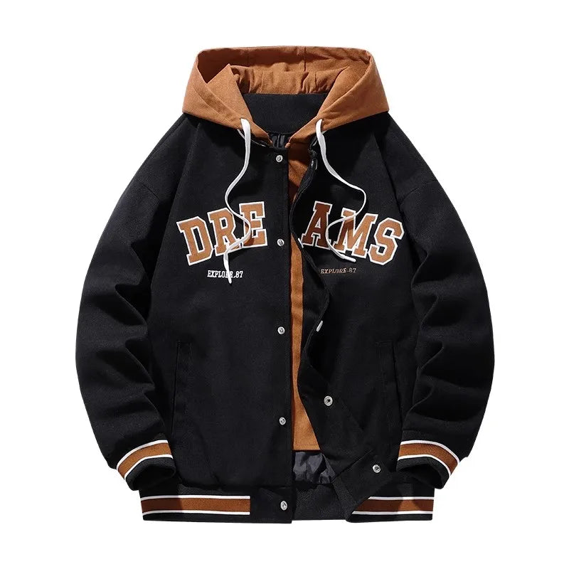 Retro Campus Varsity Jacket – Men & Women Street Look