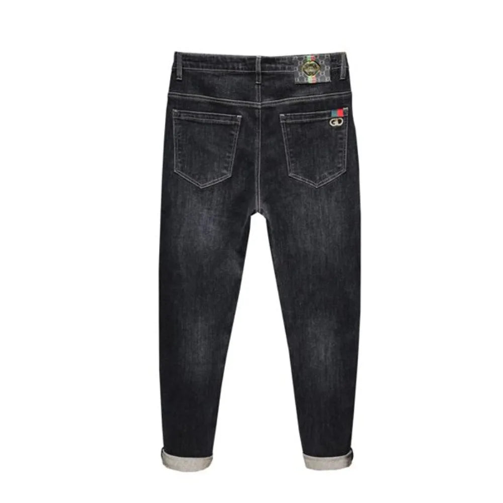 High-Quality Embroidered Jeans