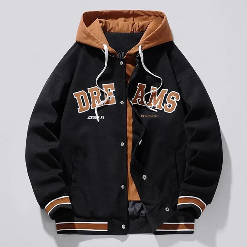 Retro Campus Varsity Jacket – Men & Women Street Look