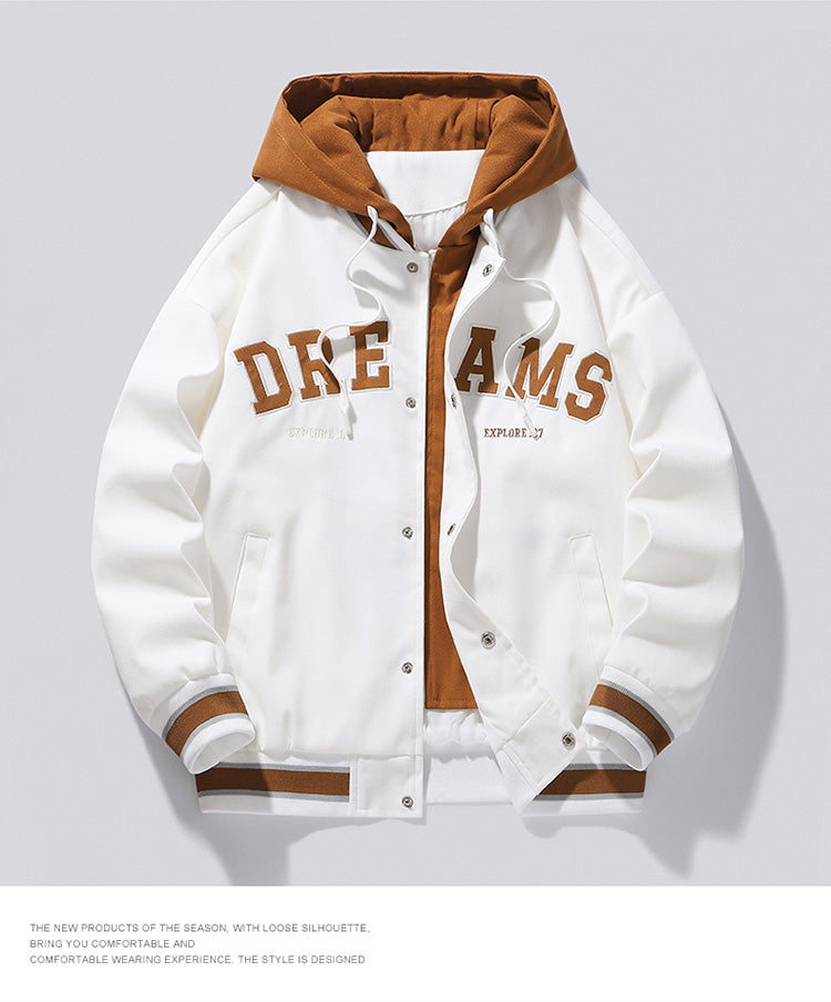 Retro Campus Varsity Jacket – Men & Women Street Look