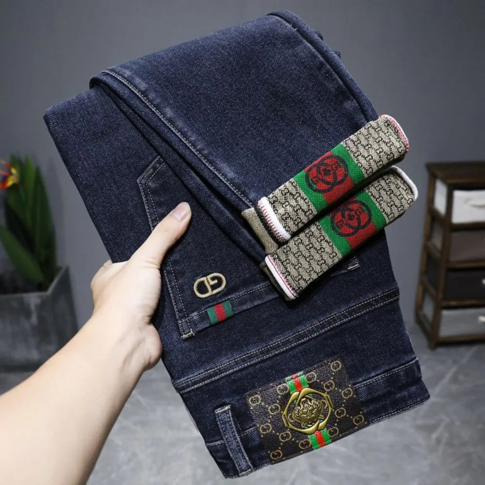 High-Quality Embroidered Jeans